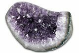 Sparkly Deep-Purple Amethyst Geode - Uruguay #345946-1